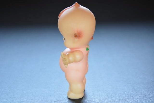 Amazon.co.jp: 古い人形 キューピー ワリコー リッキー 約15cm 貯金箱